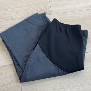 Women’s Scrubstar Maternity Scrub Pants in Charcoal Gray